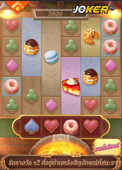 รูปแบบของการเล่นเกม Bakery Bonanza เบเกอรี่โบนันซ่า